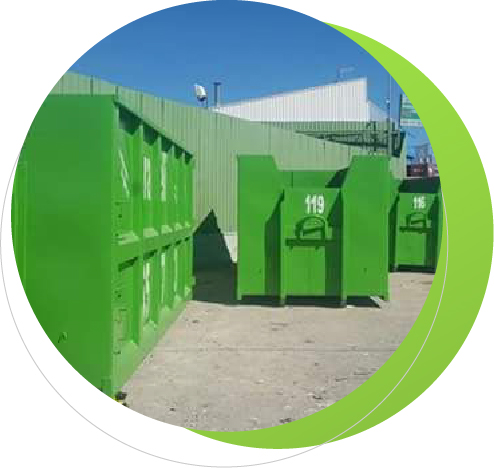 Servicio de contenedores industriales y posterior recogida de residuos del Grupo Braceli.